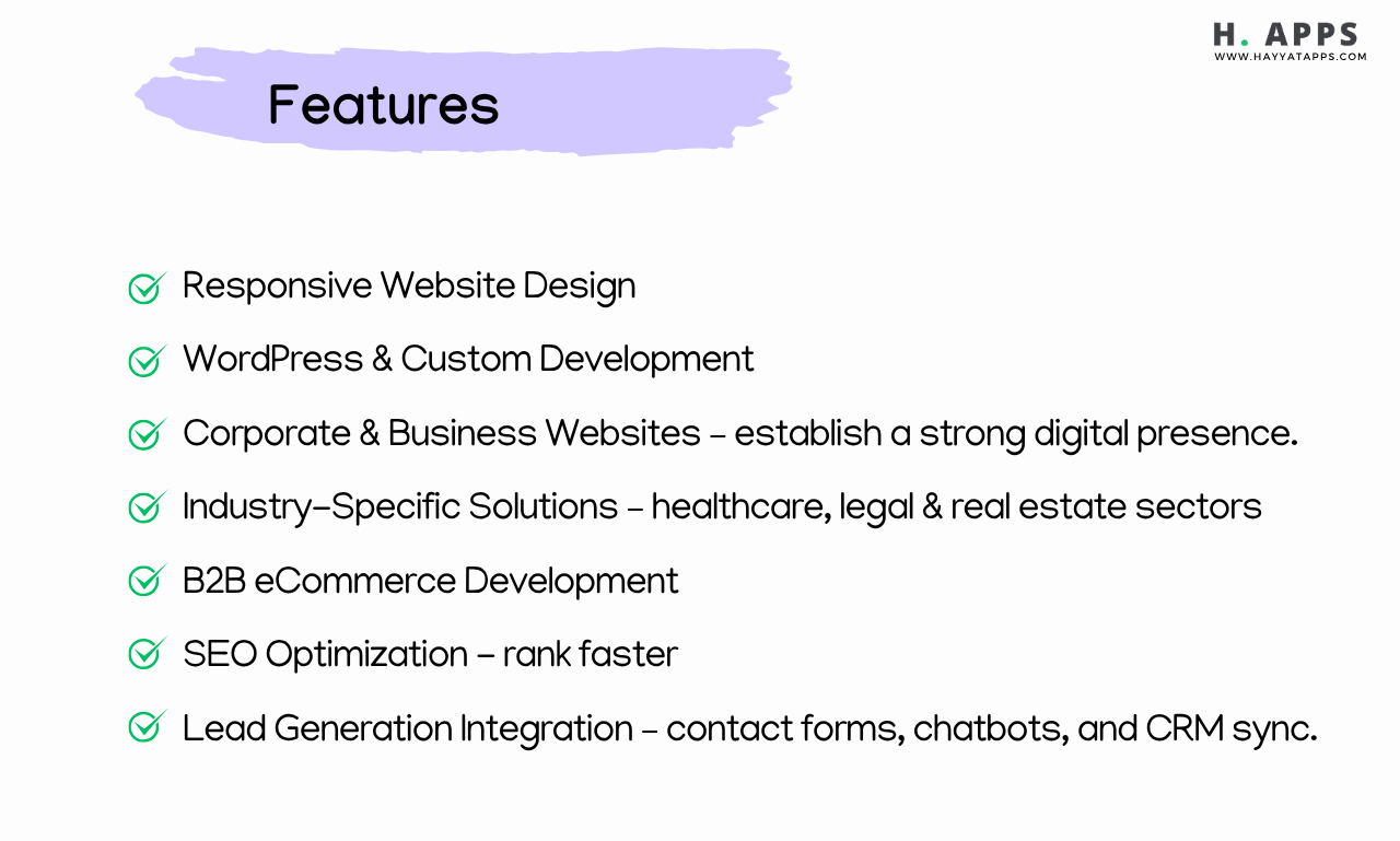 professional web development services